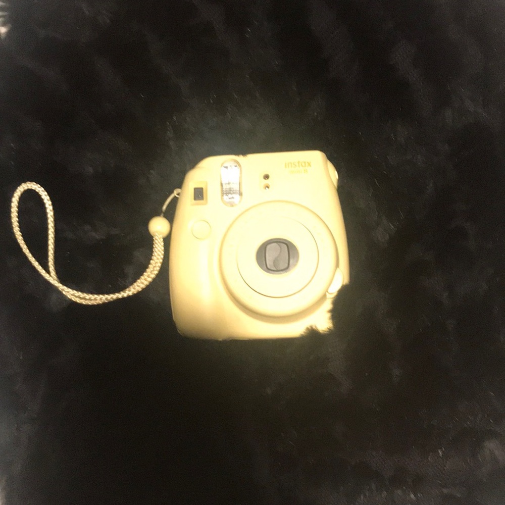 yellow instax mini 8
